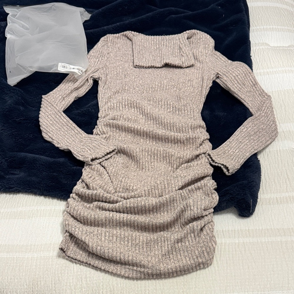 Shein sweater turtle neck dress NWT
